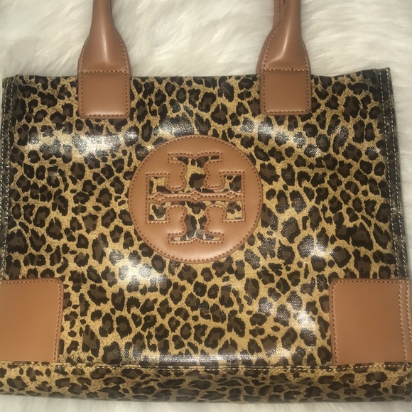 AUTHENTIC TORY BURCH CHEETAH TOTE - Picture 2 of 16